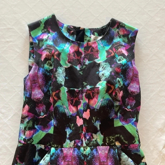 Milly Coco Orchard‎ Printed Sheath Dress Size 4 EUC - Picture 2 of 6